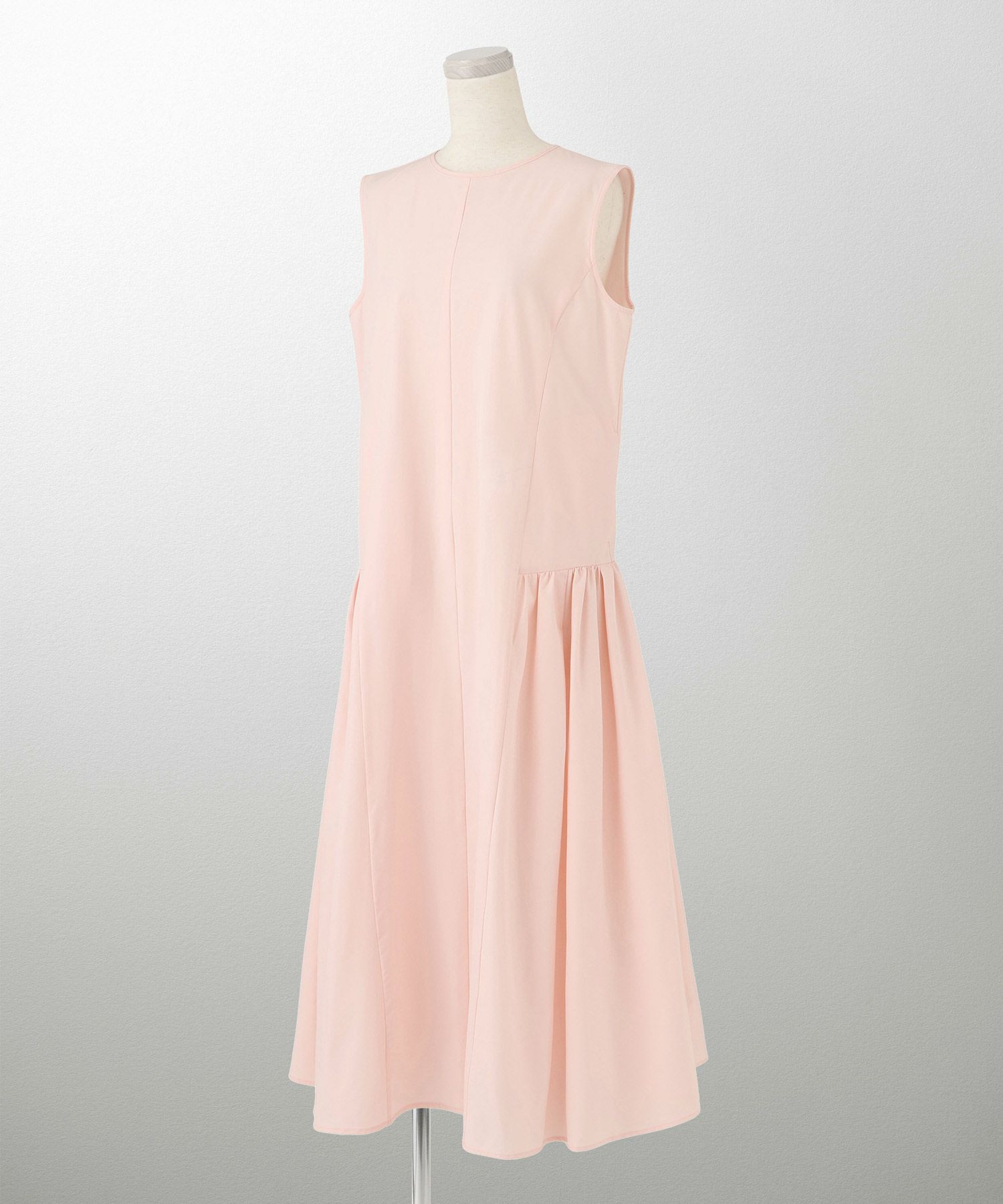 レディース ティアードワンピース  ロングワンピース サマードレス ノースリーブ きれいめ 上品 洗える アイボリー ピンク ブラック S M