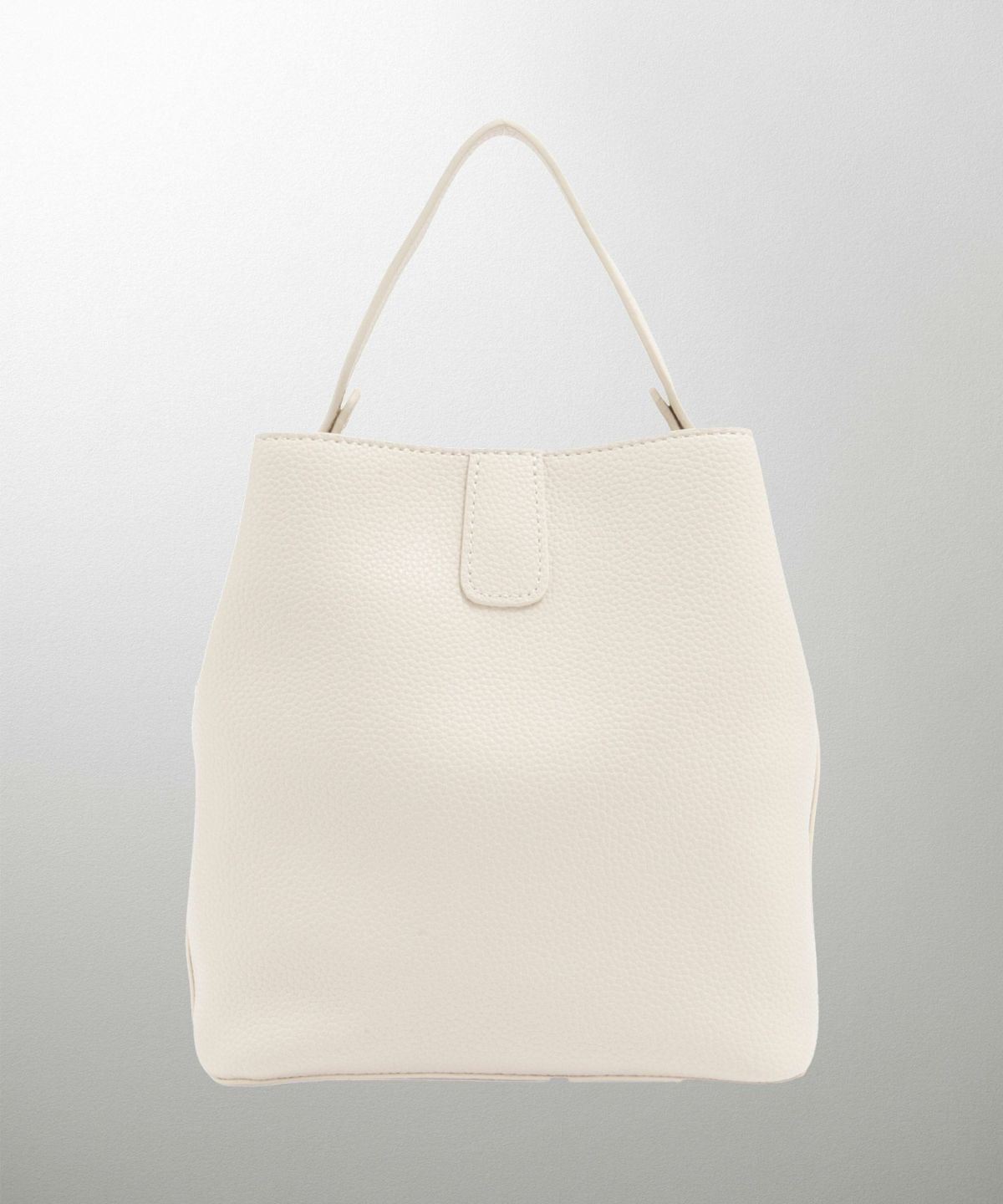 セレクト レディース バッグ 合皮 きれいめ ショルダー 2way アイボリー/ピンク/サックス/ブラック/フリー/合成皮革/ポリエステル