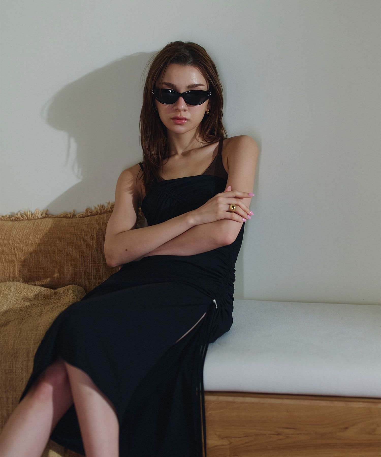 WATERSIDE & DAILYWEAR ワンショルダー ドロスト ワンピース KINO THE KEI 全2色｜ktk321-0087【1】