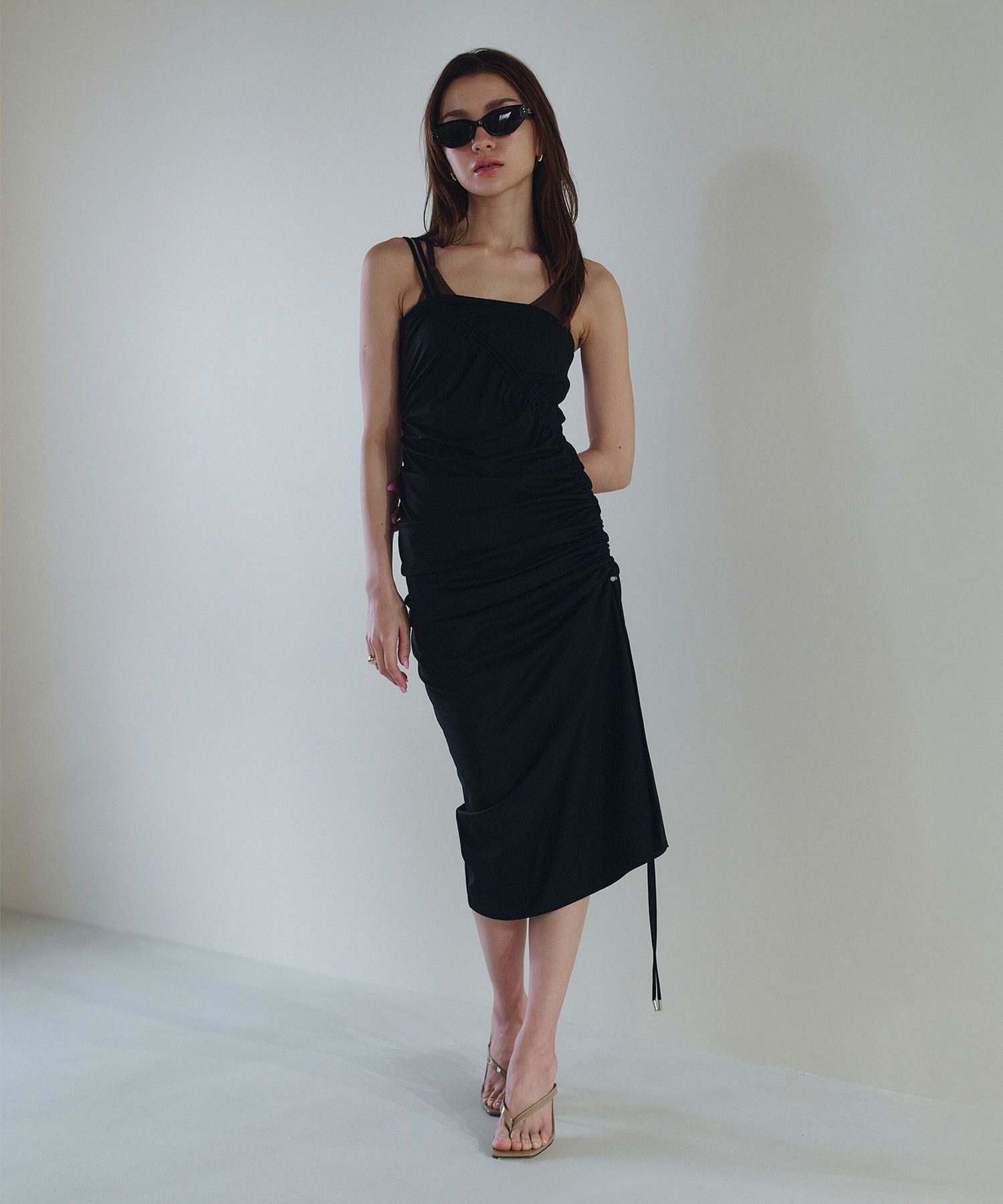 WATERSIDE & DAILYWEAR ワンショルダー ドロスト ワンピース KINO THE KEI 全2色｜ktk321-0087【1】