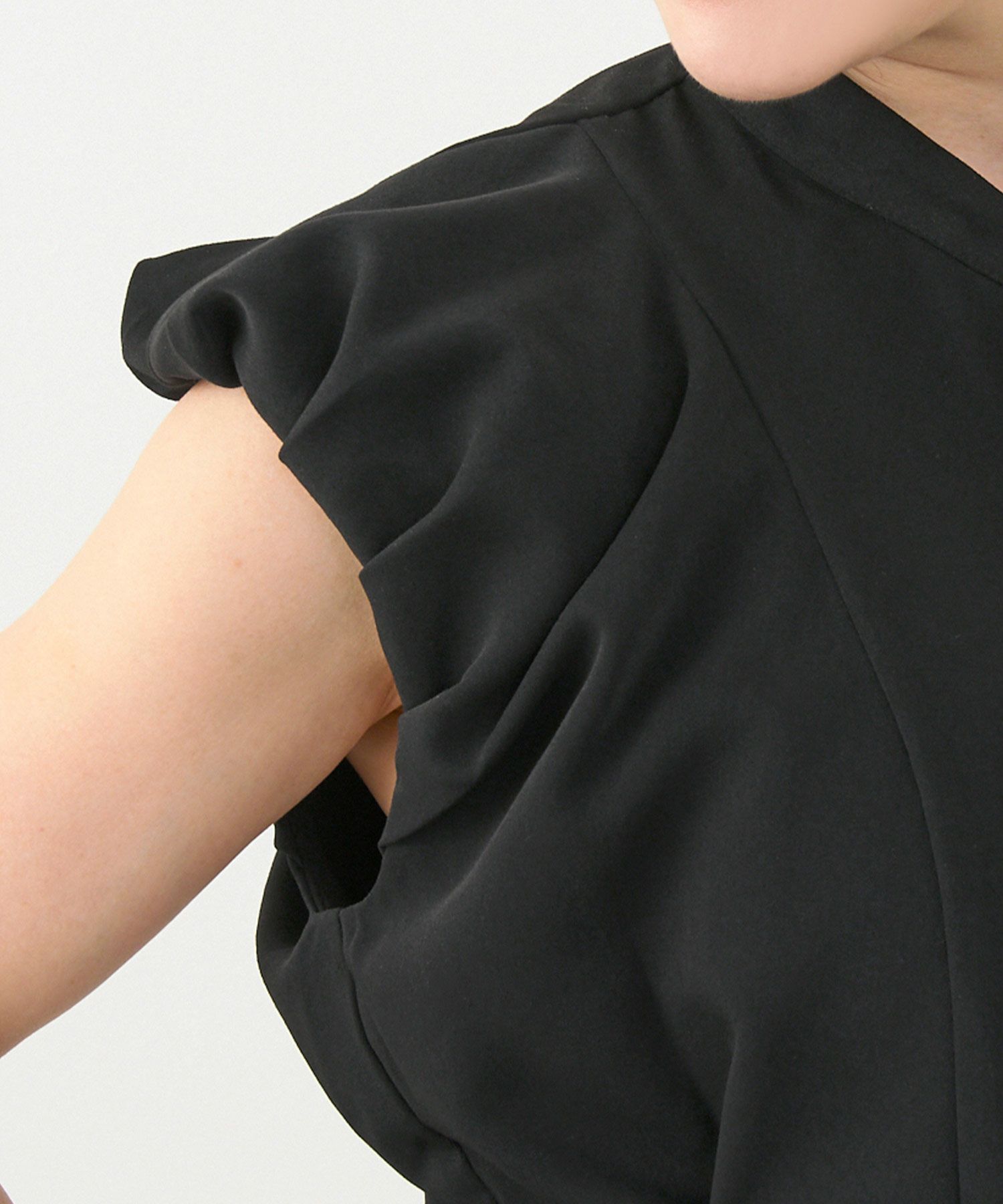 手洗い可セットアップ対応可かわいい上品きれいめ大人カジュアルオフィスフォーマルフェミニンシンプルバルーンジョイントスペースLPセットアップ企画-01