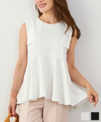 プチ袖フレアブラウスLiala×PG