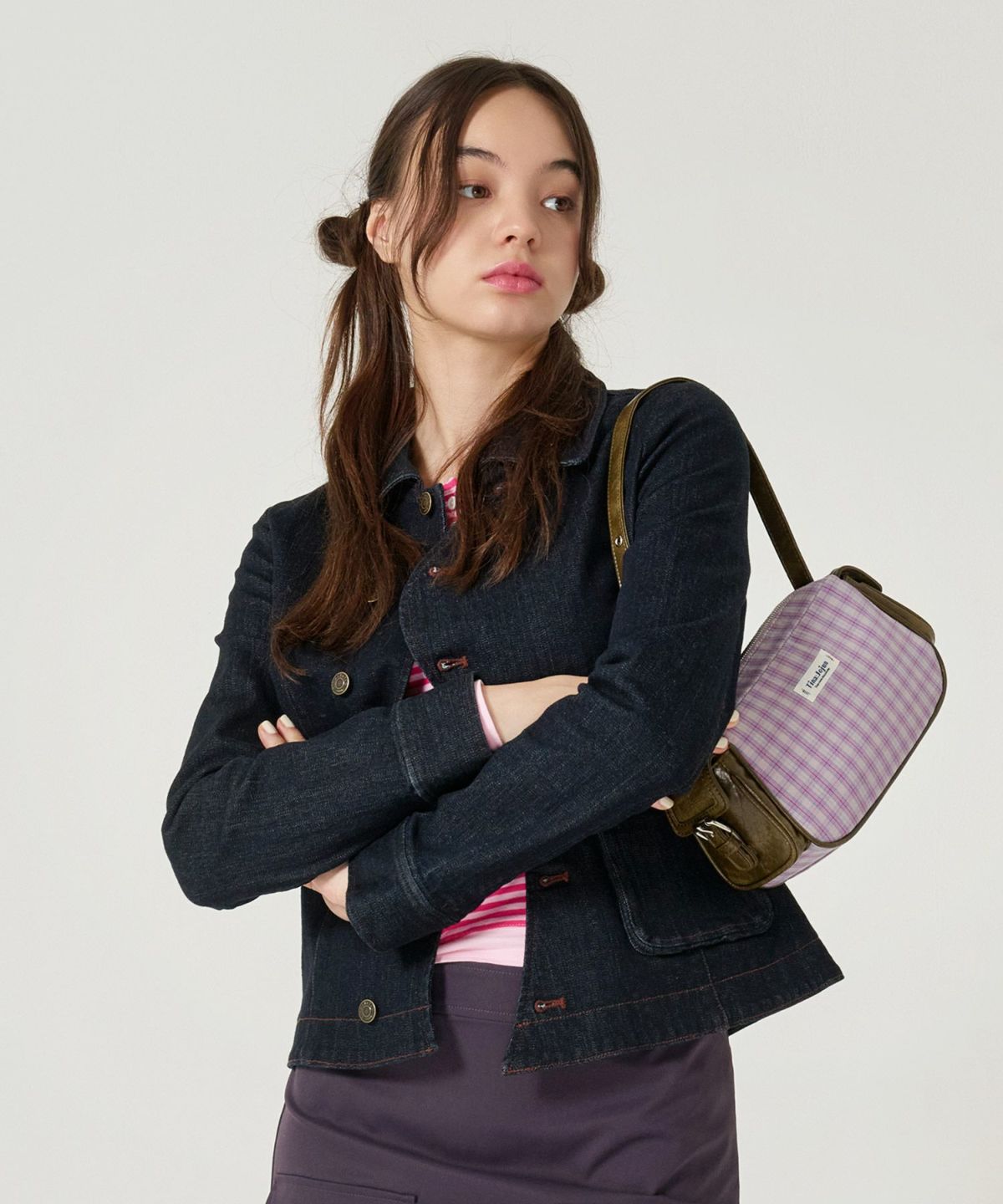 アシンメトリー/デニム/ジャケット