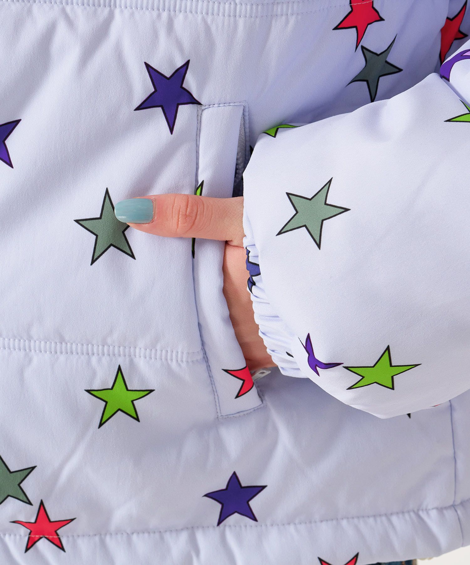 ジップ/アウター/星/スター/ボーダー/リバーシブル