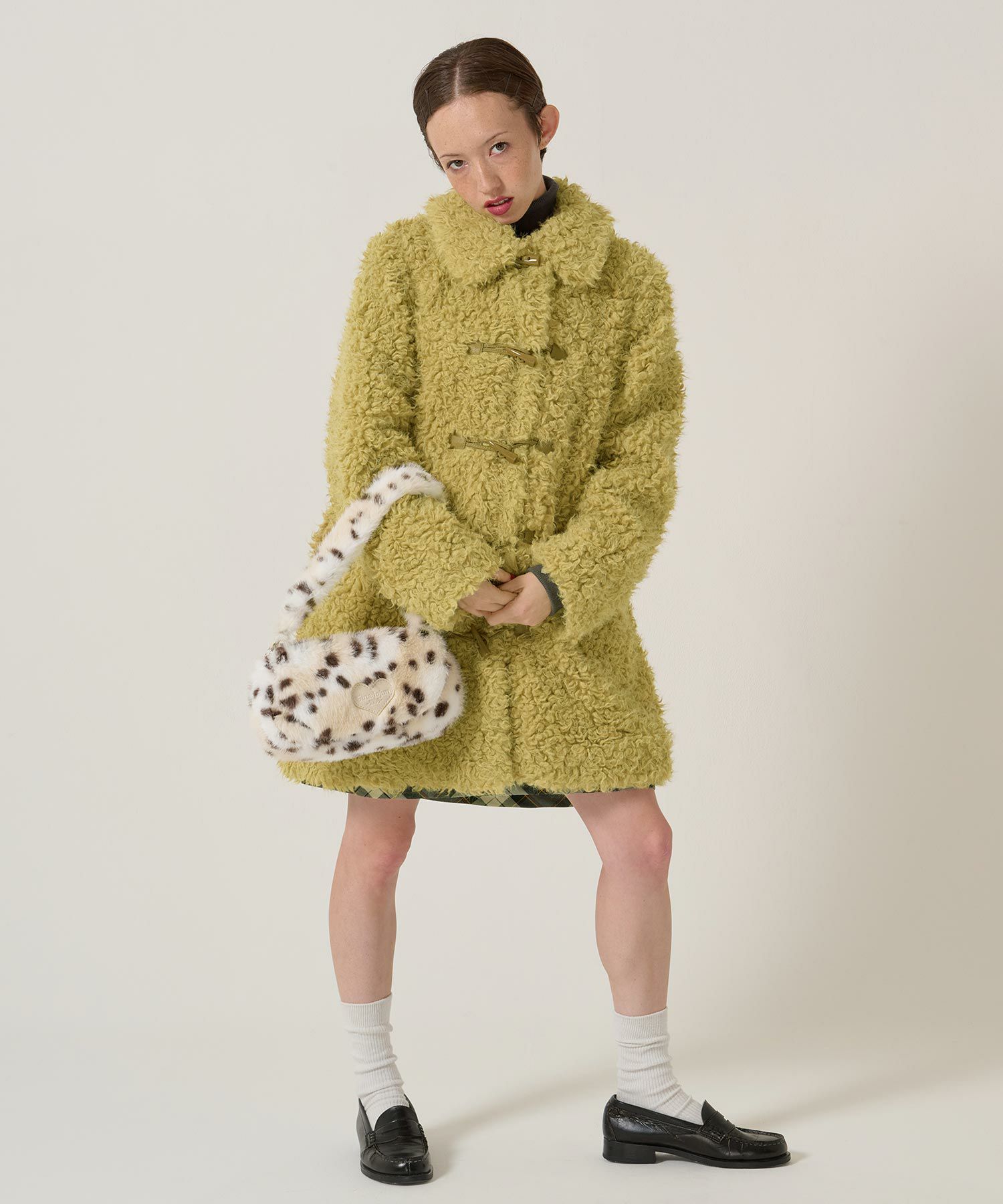 フェイクファー ダッフルコート TINA：JOJUN 全3色｜tnj141-1083【4