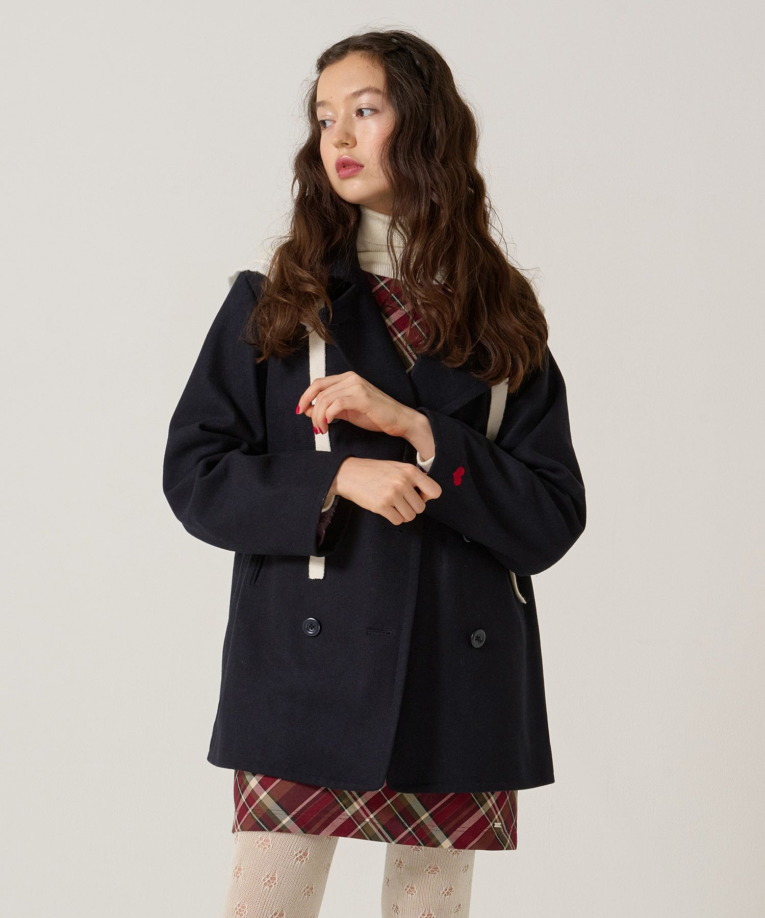 ウール/ ピーコート/アウター