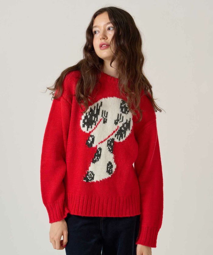 オリジナル ジャカードニット プルオーバー TINA：JOJUN 全2色｜tnj441