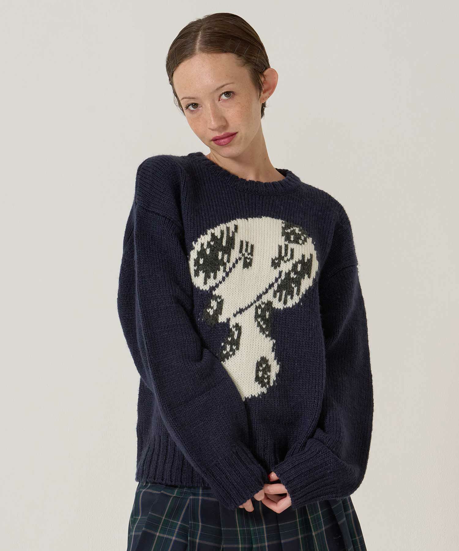 オリジナル ジャカードニット プルオーバー TINA：JOJUN 全2色｜tnj441