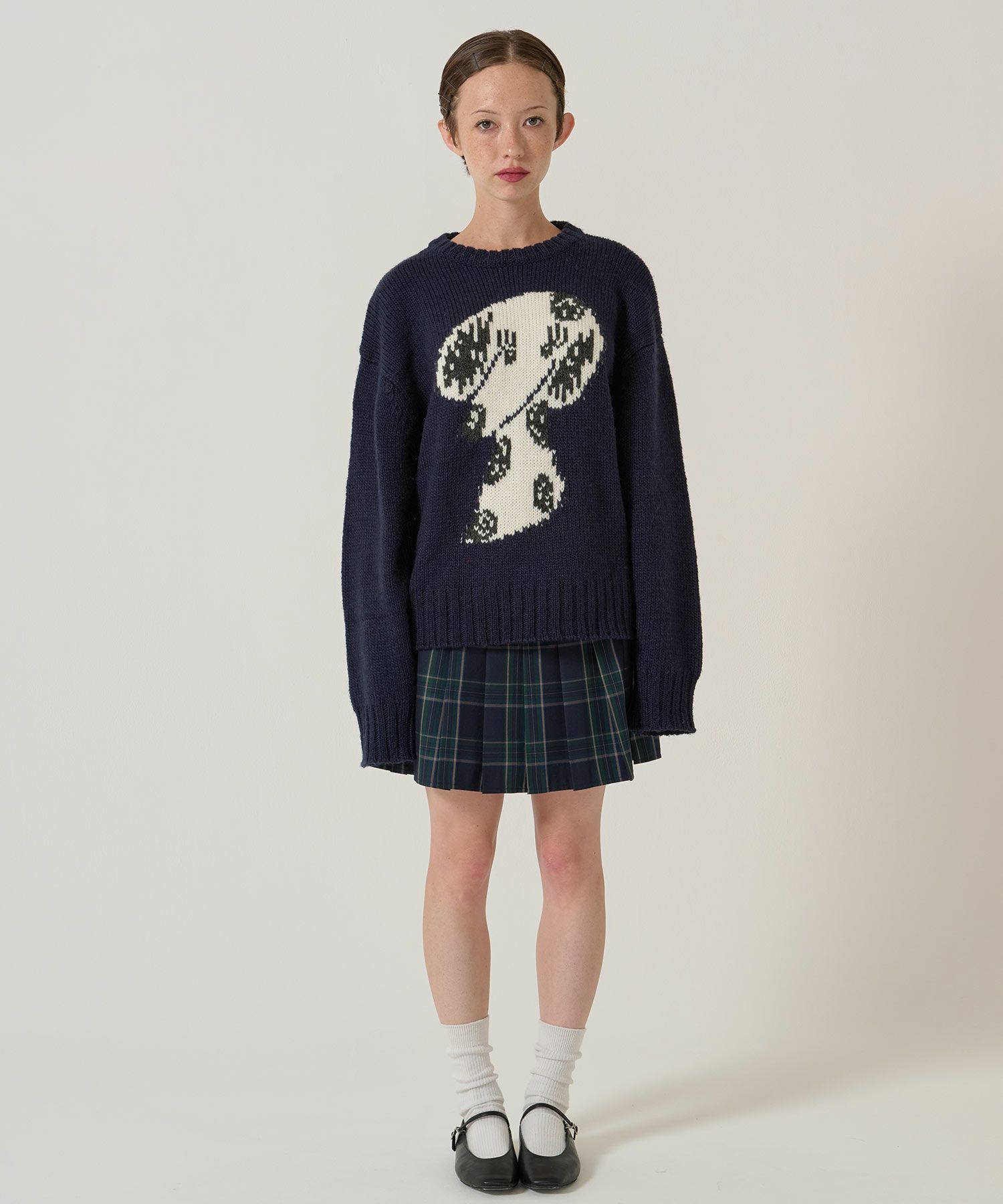 オリジナル ジャカードニット プルオーバー TINA：JOJUN 全2色｜tnj441