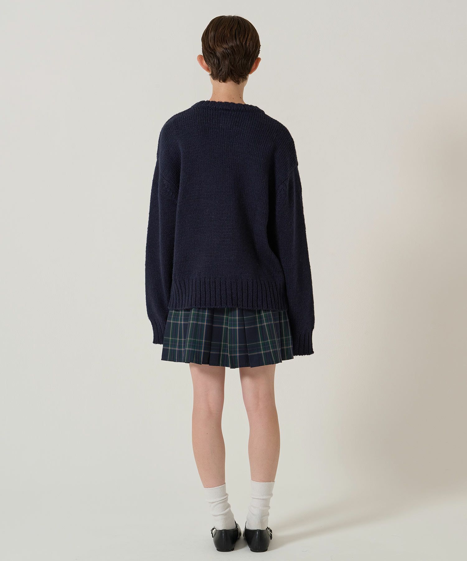 ジャカード/ニット/イヌ