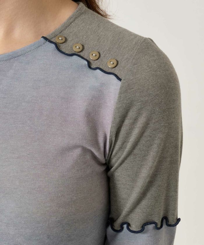 オリジナル/カットソー /ロンT/グレー