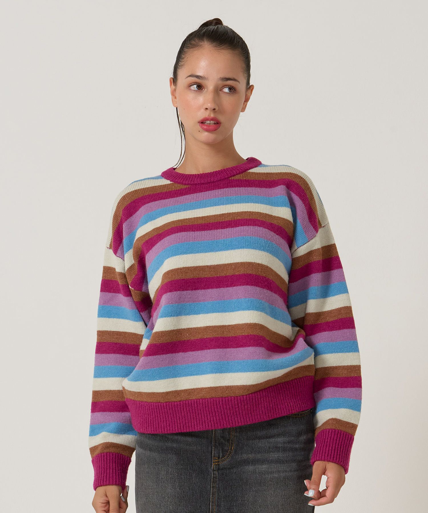 ボーダー/オーバーサイズ/ニット