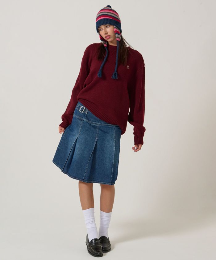 ボーダー/ニット帽/限定