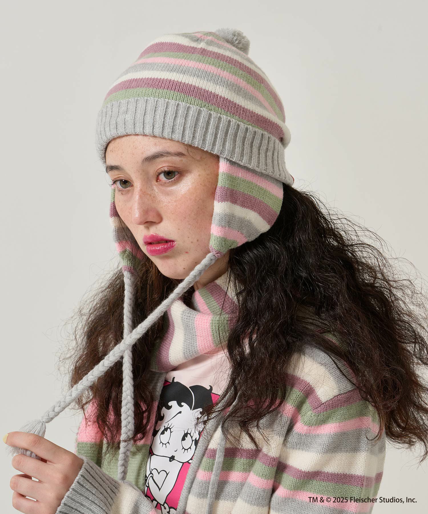 ボーダー/ニット帽/限定