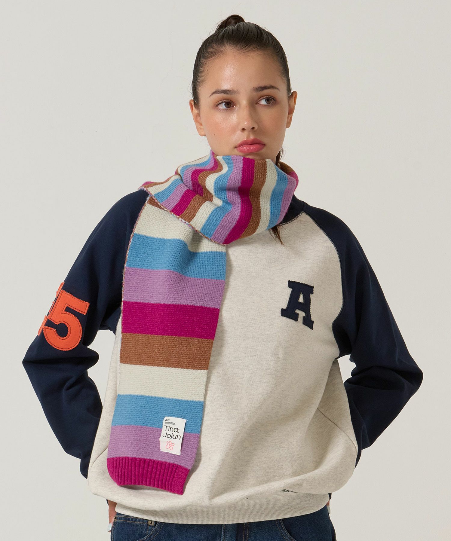  ボーダー/ マフラー/限定