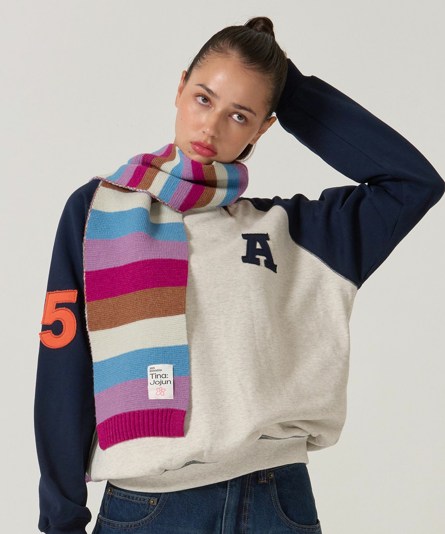  ボーダー/ マフラー/限定