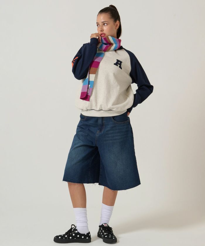  ボーダー/ マフラー/限定