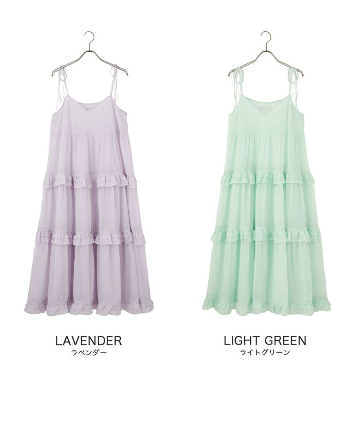 み様 SLY | TRIMMING LACE RIBBON CAMI ワンピース (ワンピース(ミニ