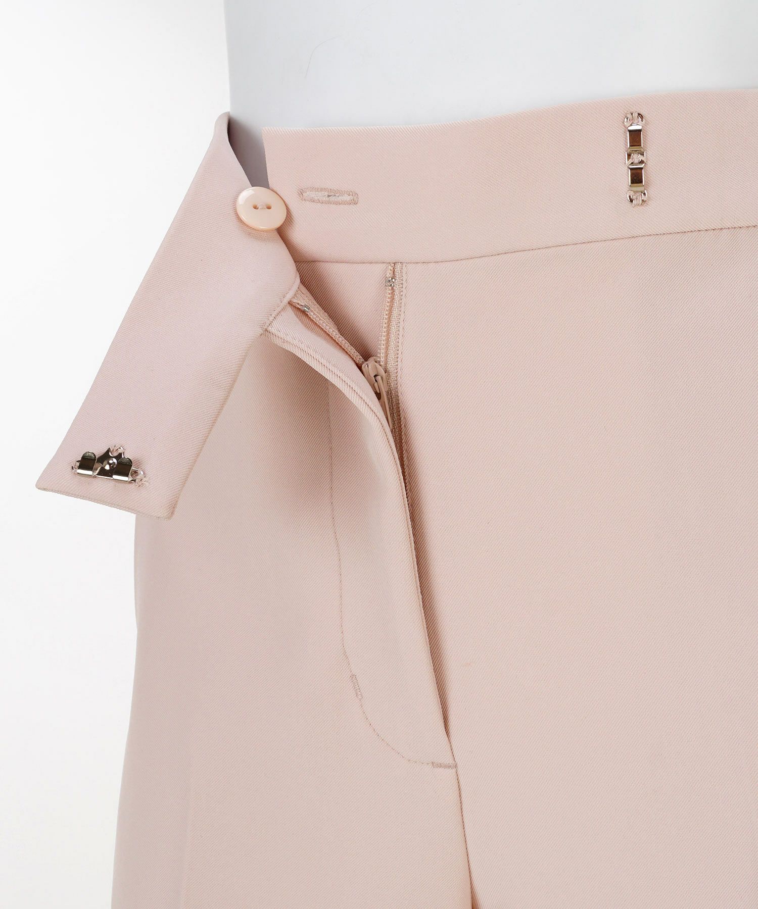 手洗い可上品きれいめ大人カジュアルシンプルオフィスフォーマルオケージョンウエストゴムジョイントスペース