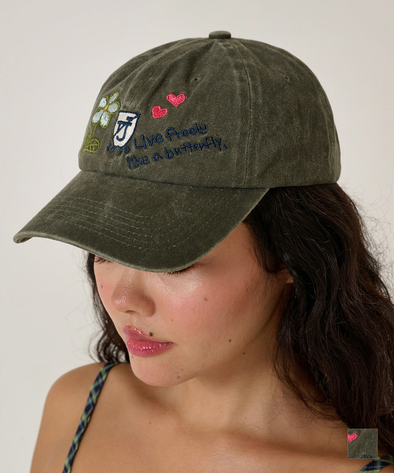 グッズ/キャップ/チャコール/カーキ