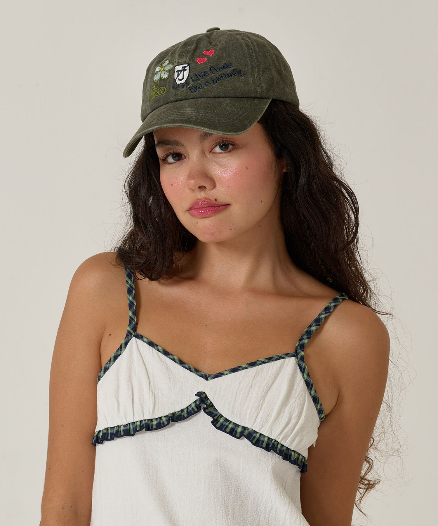 グッズ/キャップ/チャコール/カーキ