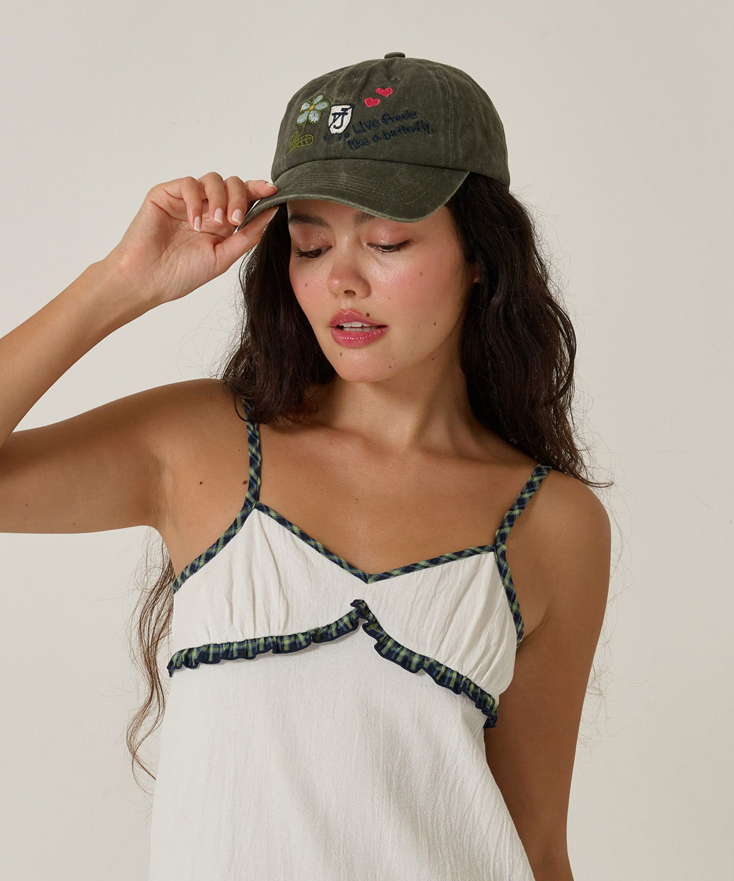 グッズ/キャップ/チャコール/カーキ