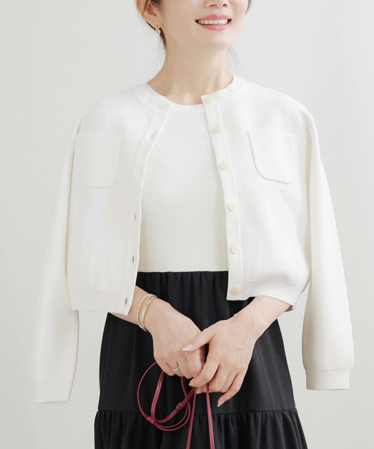 手洗い可セットアップ対応可かわいい上品きれいめ大人カジュアルシンプルオフィスショートジョイントスペース