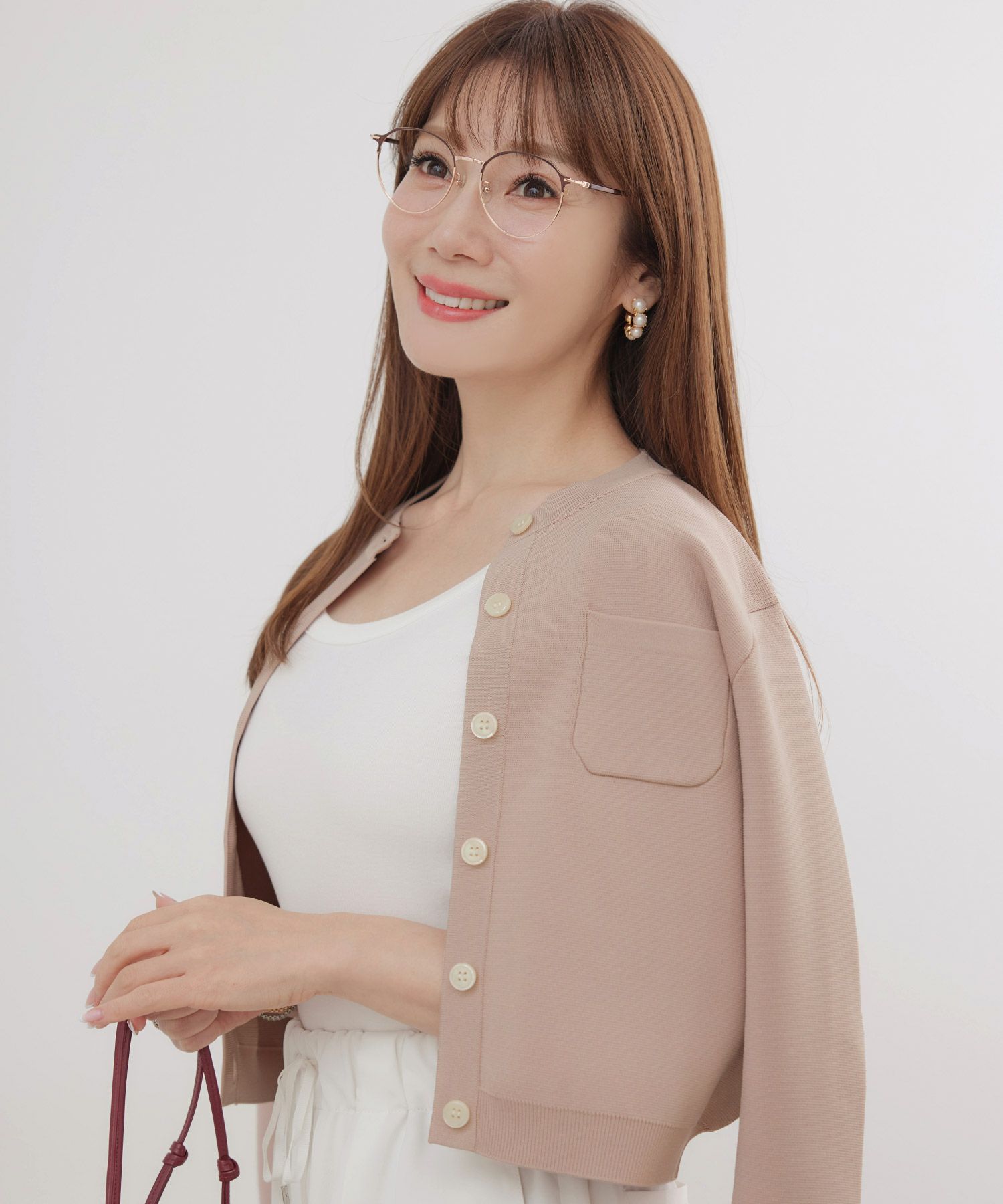 手洗い可セットアップ対応可かわいい上品きれいめ大人カジュアルシンプルオフィスショートジョイントスペース