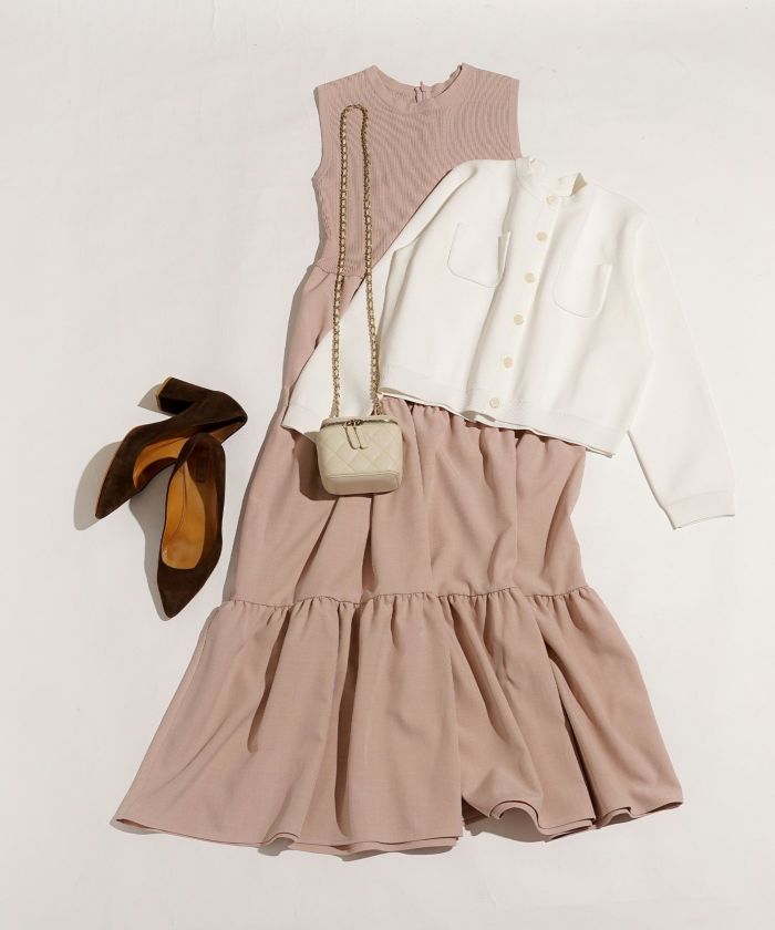 手洗い可セットアップ対応可かわいい上品きれいめ大人カジュアルシンプルオフィスショートジョイントスペース