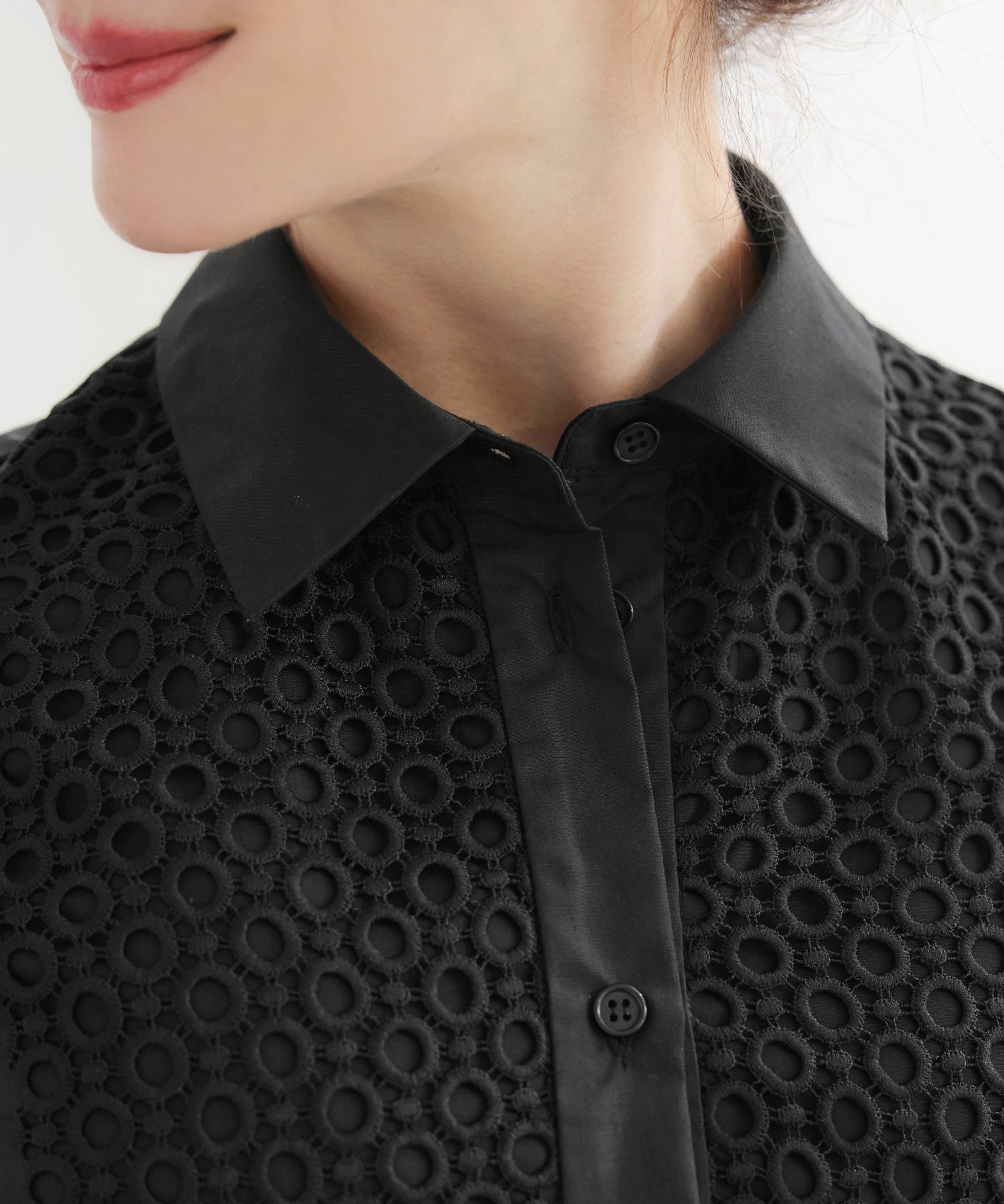 手洗い可かわいい上品きれいめ大人カジュアルシンプルエレガントノースリーブ体型カバージョイントスペース