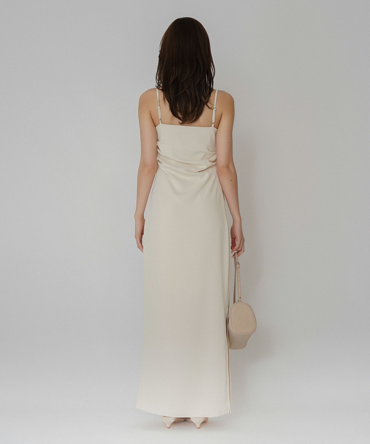 デザイン タック スリット キャミワンピース KINO THE KEI