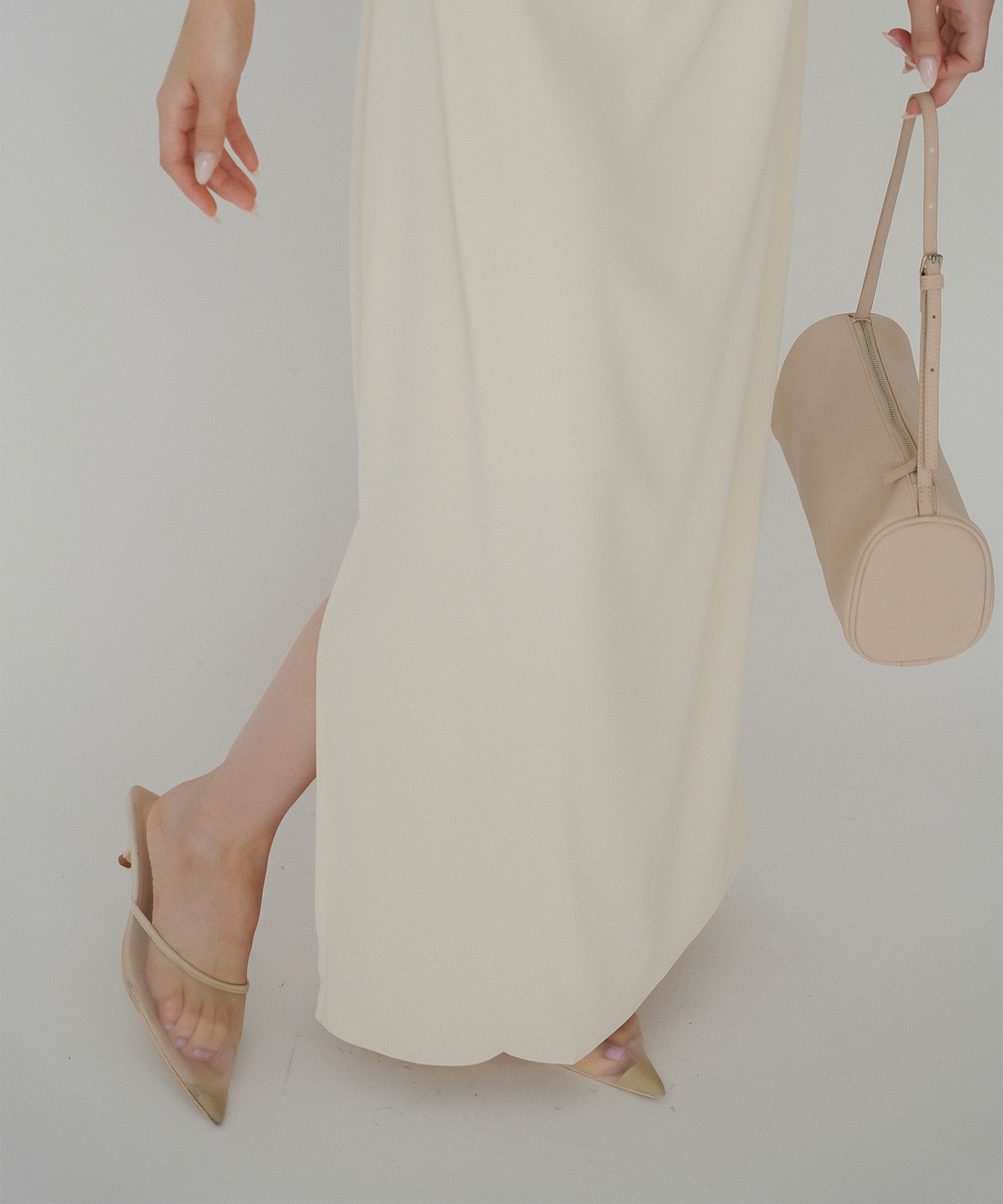 デザイン タック スリット キャミワンピース KINO THE KEI