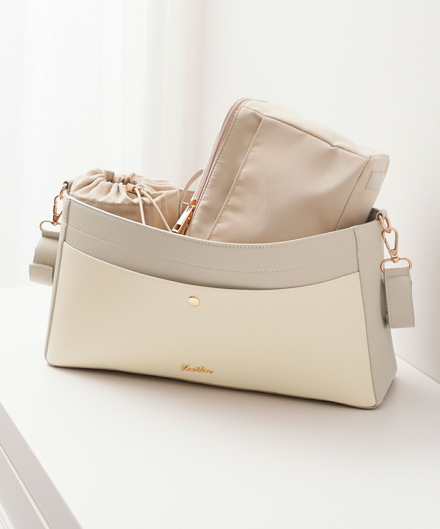 レディースバッグベビーカーバッグバギーバッグ洗えるポケット大容量保冷ペットボトルホルダーごみ入れ持ち運び3WAYベビーカー出産祝いママギフトプレゼントおしゃれペットカートバッグかわいい赤ちゃん新ママ子育て必要なものグレージュブラウン