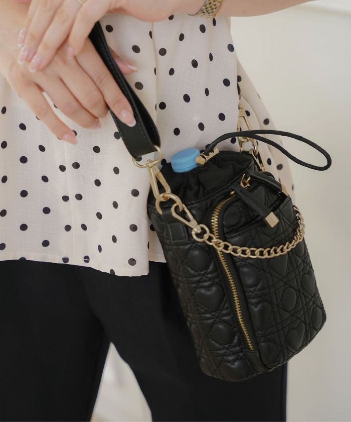 Meeさまオーダー。バニティ型保冷ボトルホルダー&トートバッグ【ハンドメイド】 Meeさまオーダー。バニティ型保冷ボトルホルダー&トートバッグ