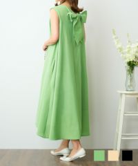 バックリボンサマーワンピースPrimaScherrer全3色｜psc371-0964【1】