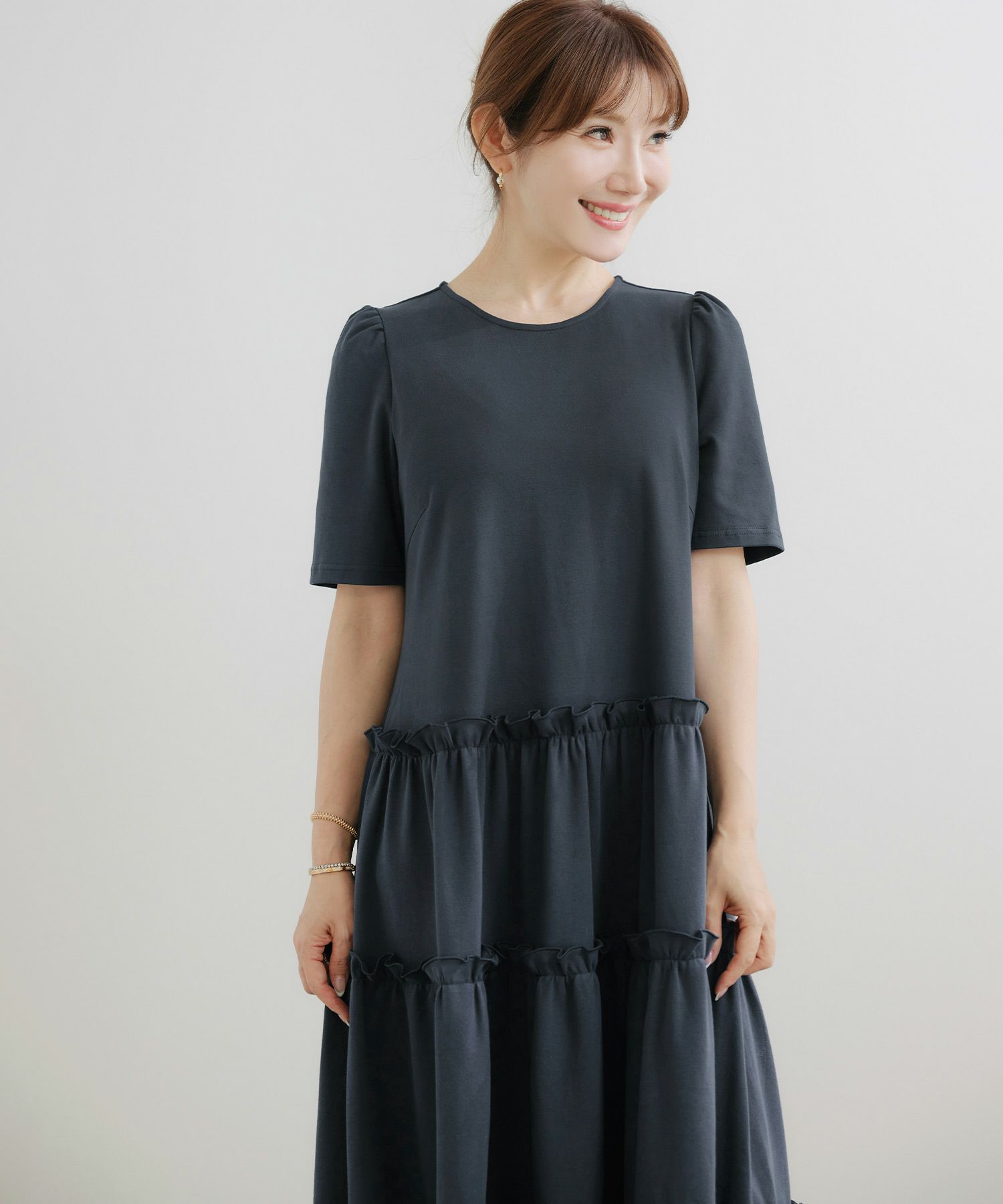 手洗い可かわいい上品きれいめ大人カジュアルシンプルリラックス旅行体型カバージョイントスペース