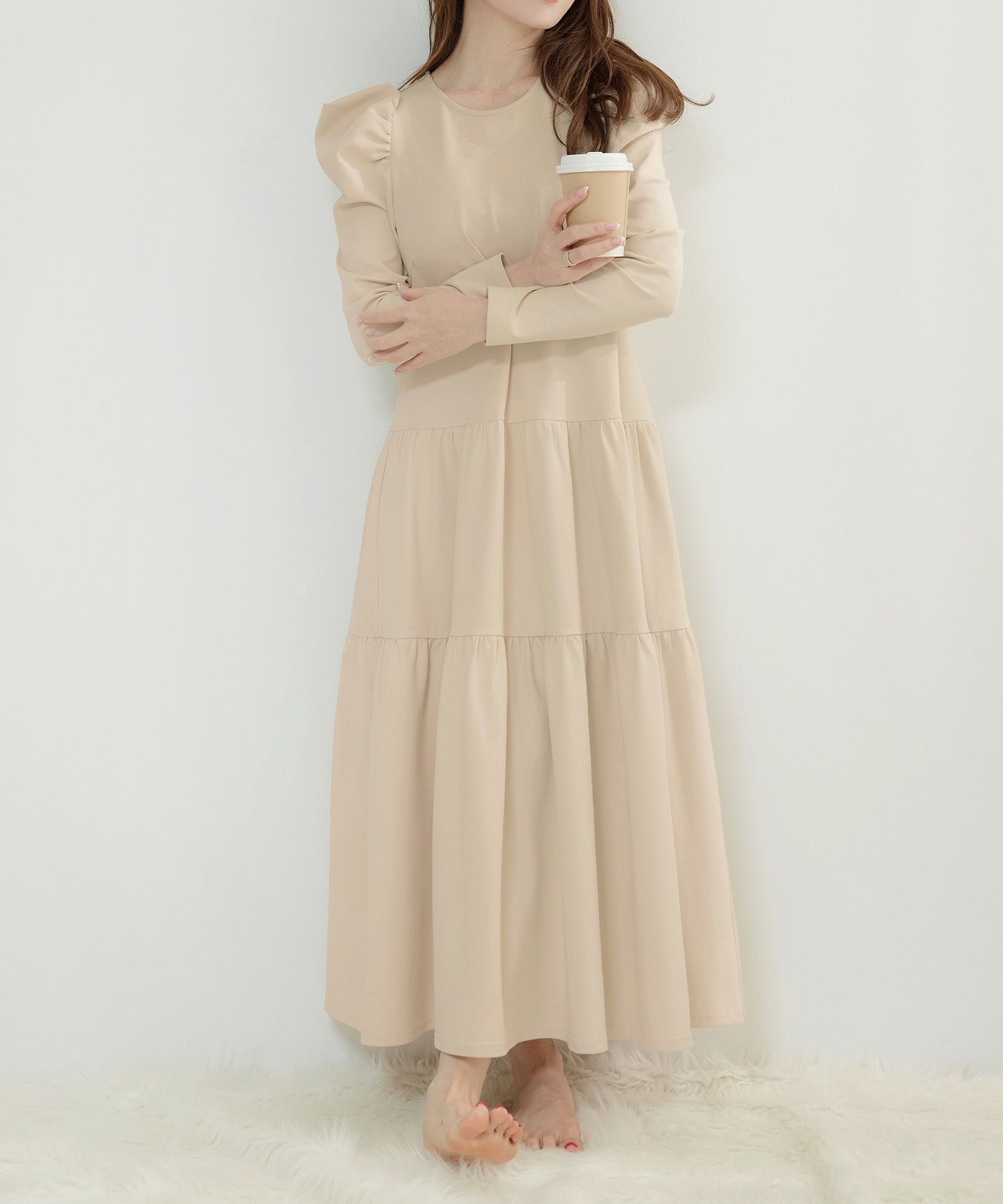 手洗い可 かわいい 上品 きれいめ 大人カジュアル シンプル リラックス 旅行 ルームウェア 体型カバー ジョイントスペース