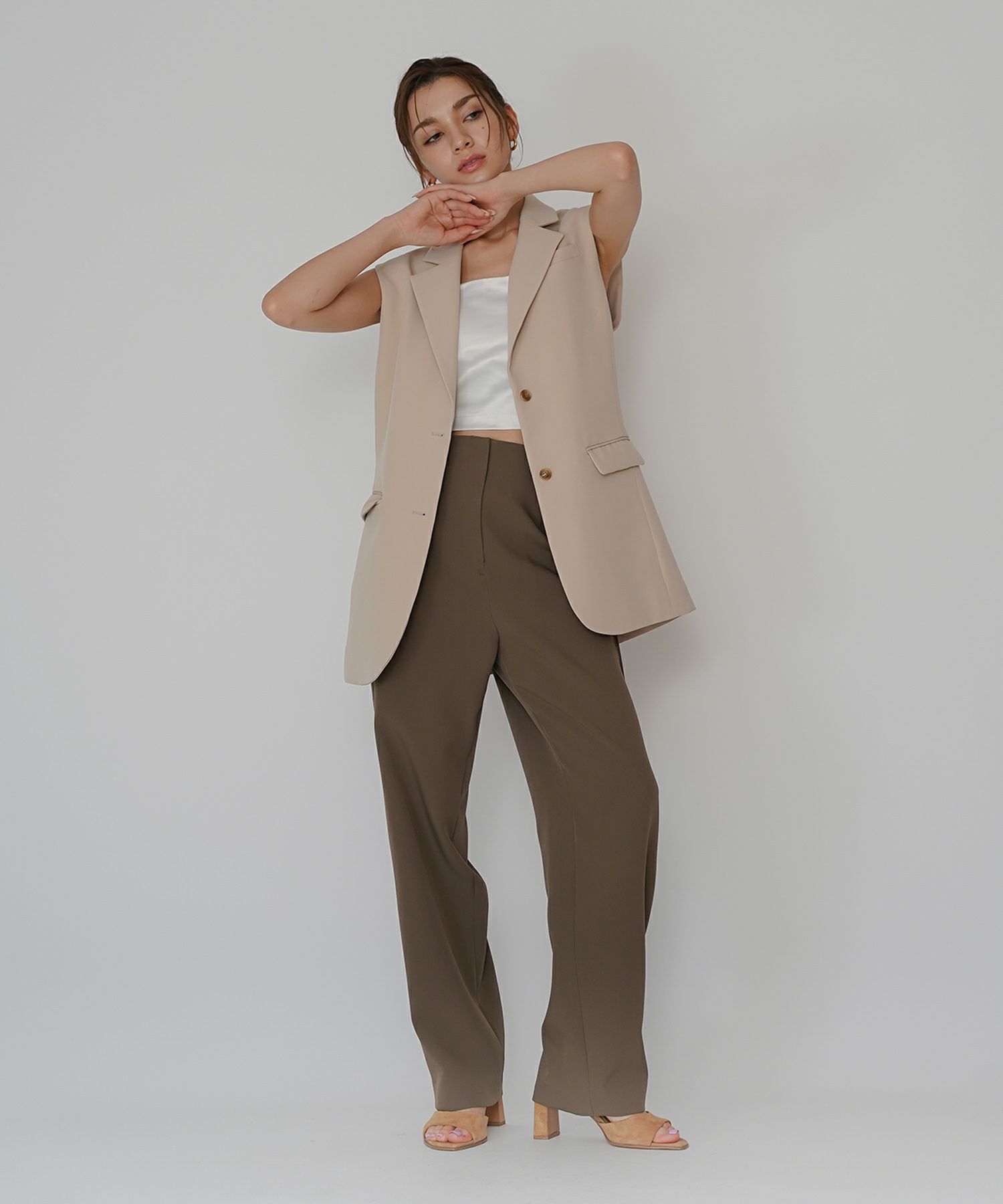 サイド タック カーブ パンツ KINO THE KEI 全3色｜ktk731-0107【1】