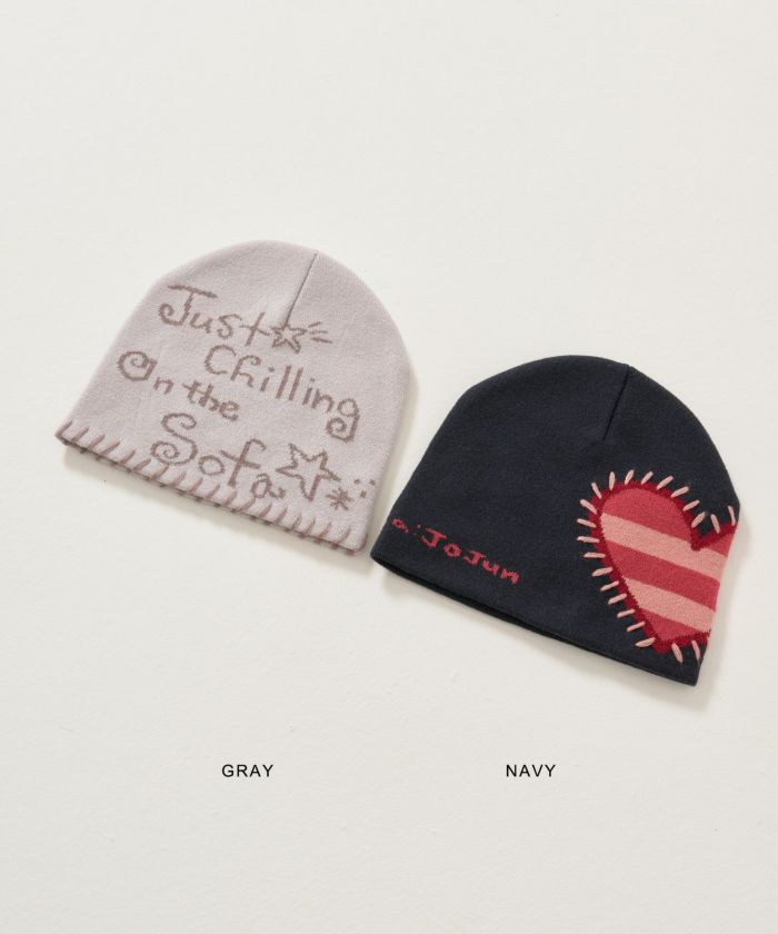 TINA:JOJUN ニットビーニー 2024Limited Edition ニット帽 TINA：JOJUN 全2色｜tnj944-0871