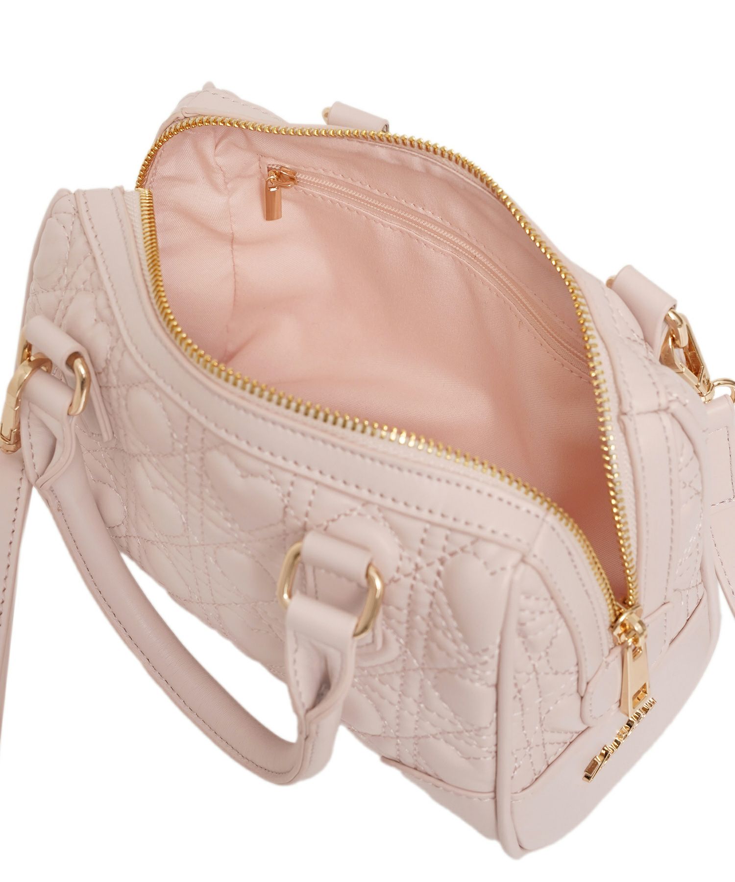 ミニボストンバッグポシェットショルダーバッグミニバッグレディース斜めがけミニサイズサブバッグコンパクト合皮ハートキルティングフェミニンおしゃれバッグかわいい小さめデイリー