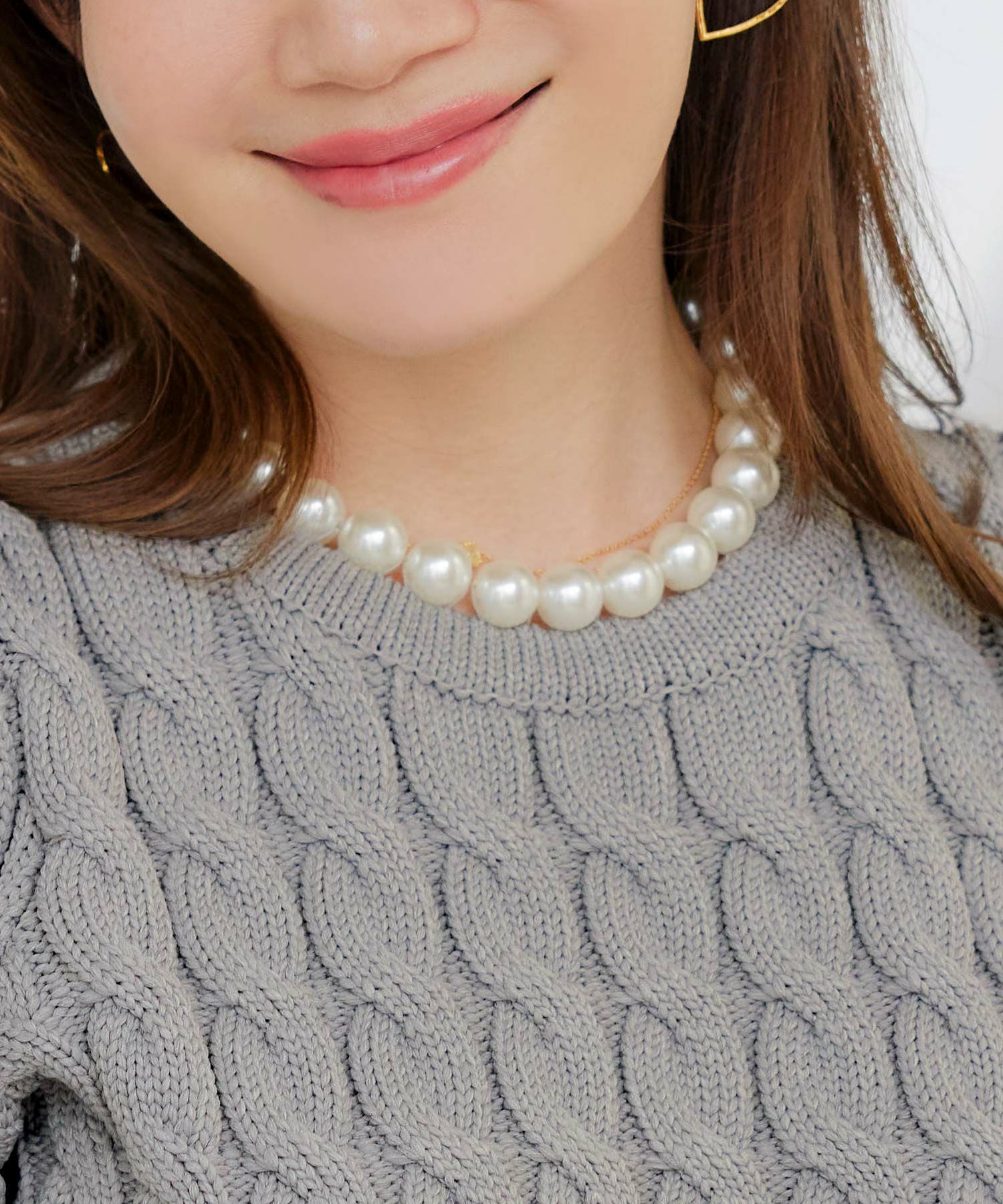 手洗い可かわいい上品きれいめ大人カジュアルシンプルパフスリーブオフィスジョイントスペース