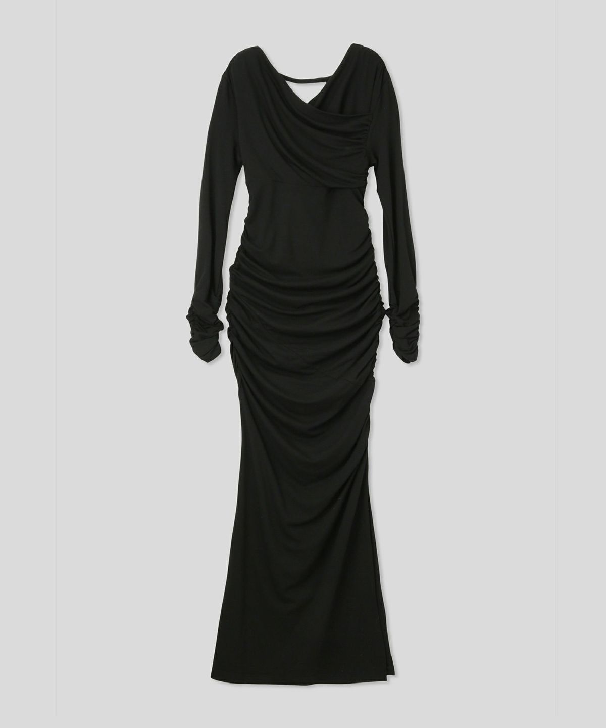 オフショル シャーリング ギャザー ワンピース KINO THE KEI 全4色｜ktk331-0100【1】