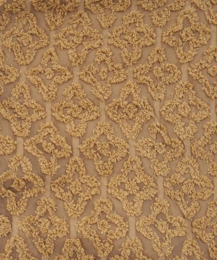 キカカットジャガードワイドパンツウエストゴム幾何学模様柄キャメルブラック