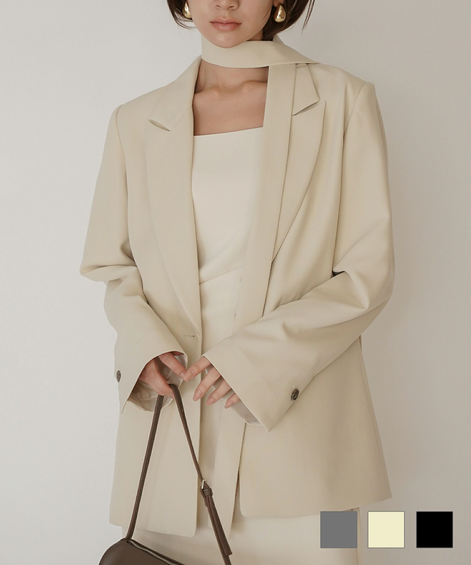 ベルテッド オーバー サイズ ジャケット KINO THE KEI