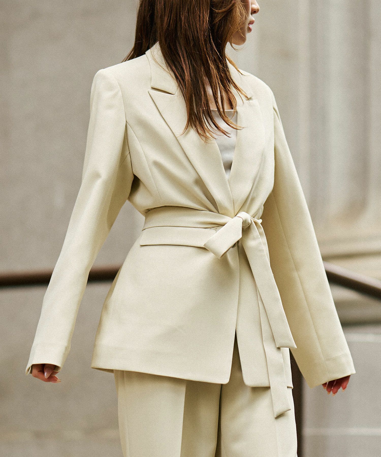 ビックシルエット オーバーショルダー オーバーサイズ テーラード ダブルジャケット セットアップ 80年代 80's KINO THE KEI