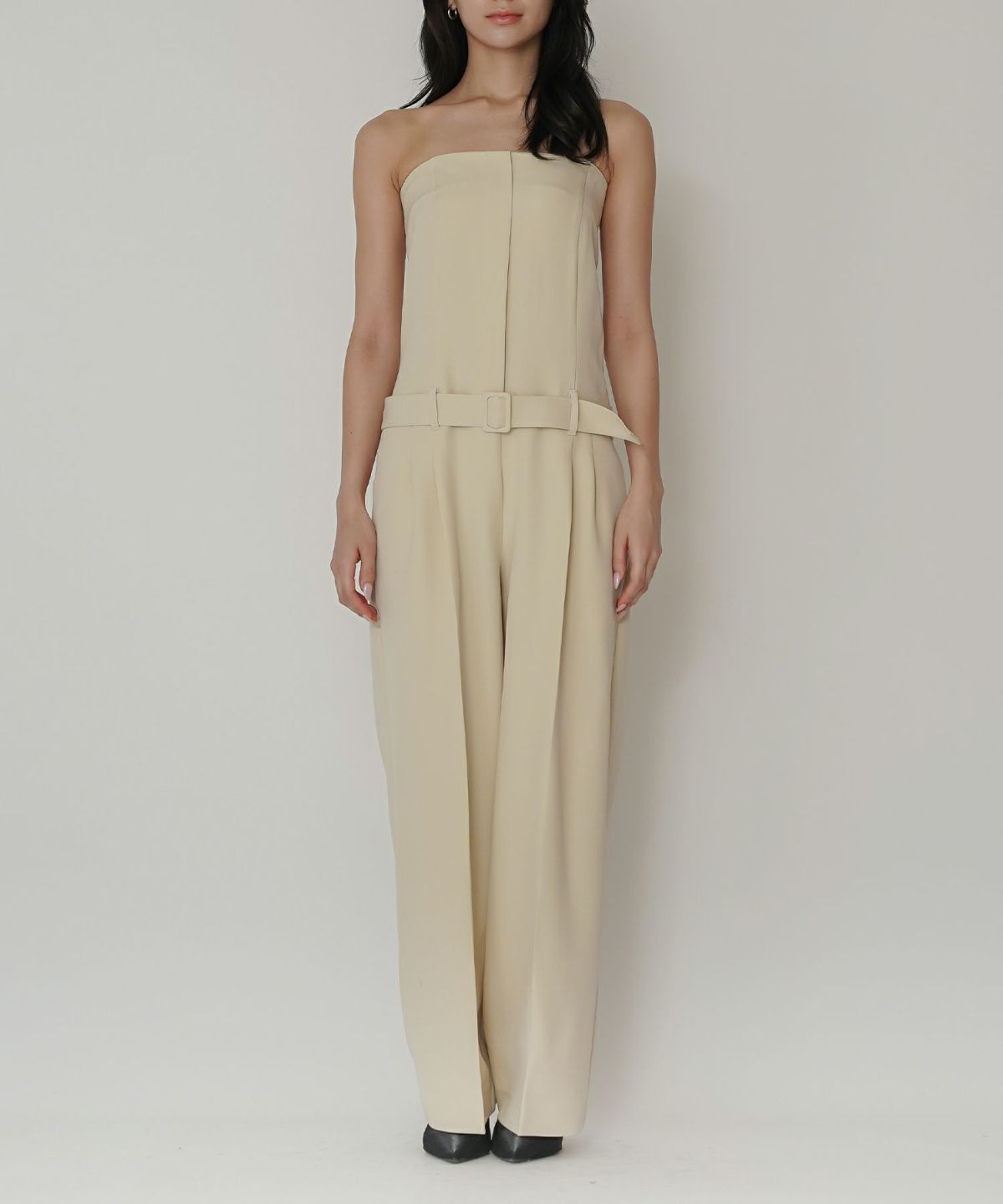 セットアップ ベアオールインワン 80年代 80's モード 結婚式 二次会コーデ パンツスタイル KINO THE KEI