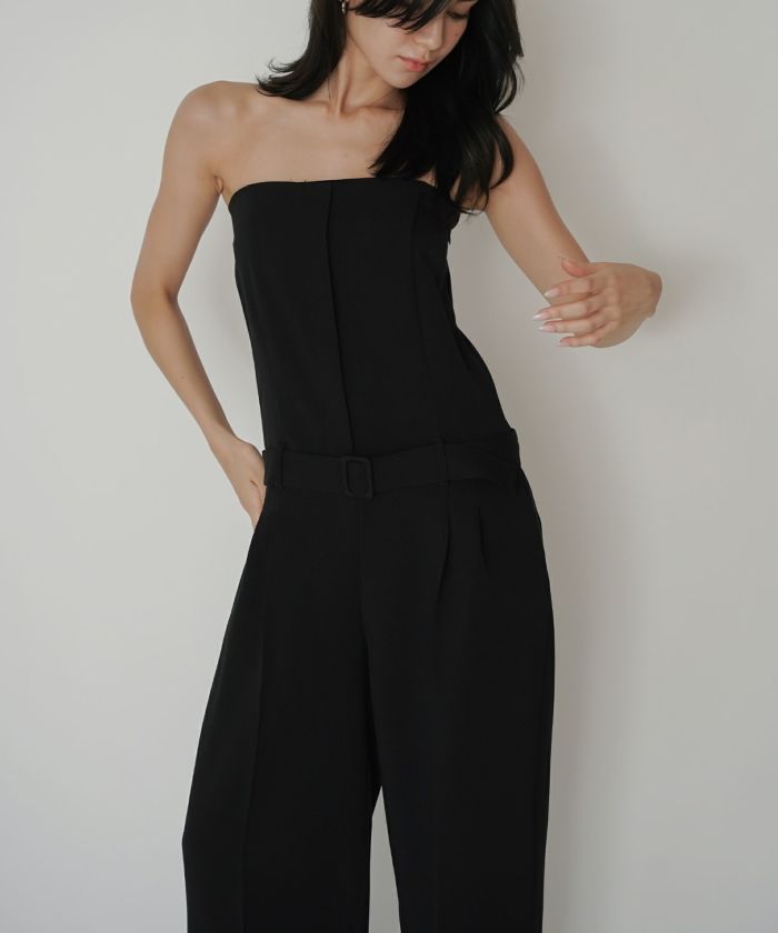 KINO THE KEI ストラップレス サロペット　オールインワン KINO THE KEI ストラップレス サロペット オールインワン