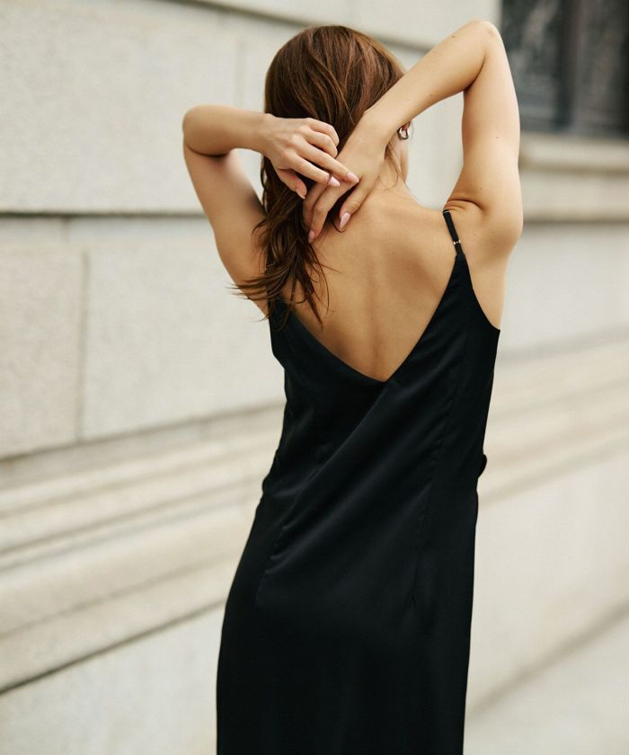 紐アレンジ キャミソール ワンピース KINO THE KEI 紐アレンジ キャミソール ワンピース KINO THE KEI 全3色