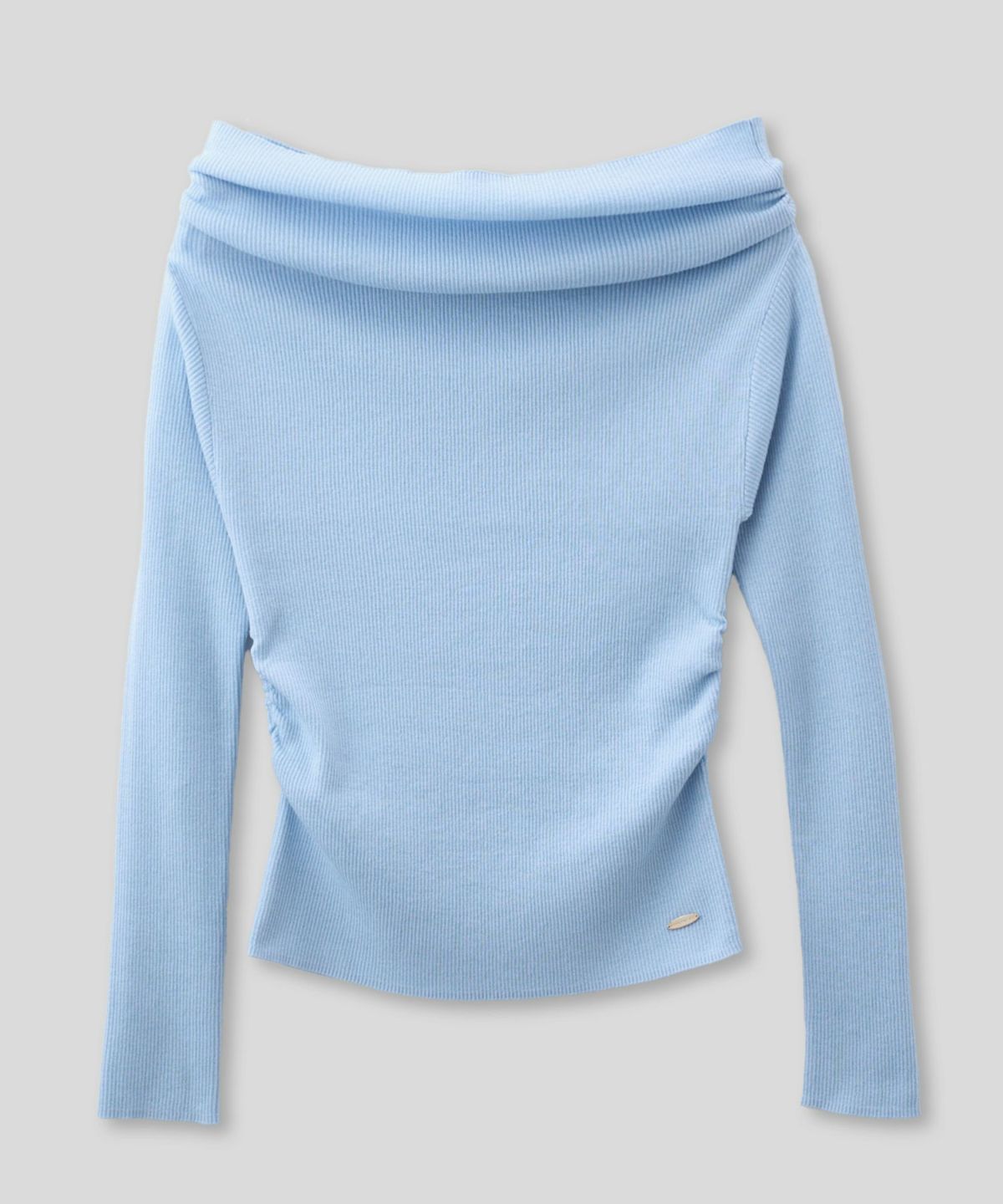 リブニット オフショル ワンショル 2WAY デート ディナー モテニット 伸縮性 KINO THE KEI