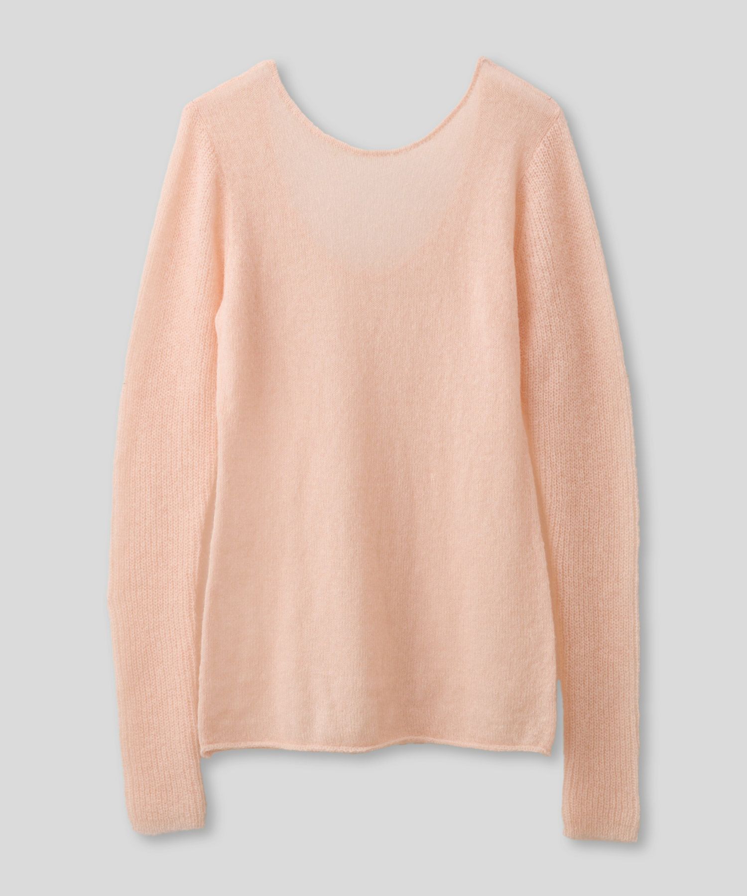 背中見せ 2way ラメニット シアーニット タイトトップス 韓国風 綺麗め 細見え カジュアル KINO THE KEI